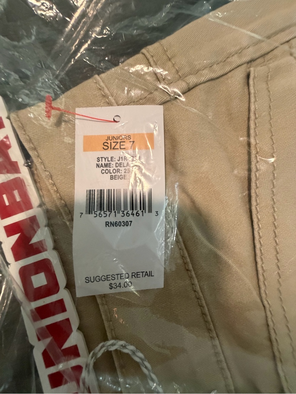 NWT Union Bay Stretch Twill Shorts Delaney 3.5 inch - Picture 4 of 6